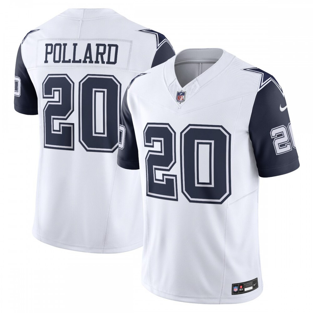Tony Pollard Dallas Cowboys Nike Vapor F.U.S.E. Limited Jersey - White-GridironStore